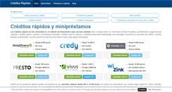 Desktop Screenshot of creditosrapidosaqui.com